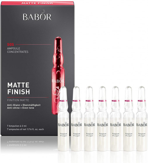 Babor Matte Finish Ampoule Concentrates - Ампулы матирующие - 1