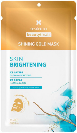 Sesderma Beauty Treats Shining Gold Mask - Золотая омолаживающая маска для лица