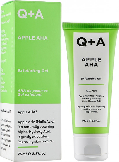 Q+A Apple AHA Exfoliating Gel - Отшелушивающий гель для лица - 4