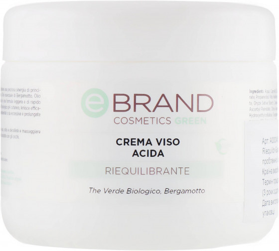 Ebrand Crema Acida Riequilibr - Балансирующий, увлажняющий крем для проблемной кожи