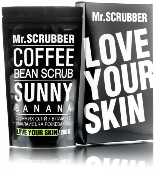 Mr.Scrubber Sunny Banana Coffee Bean Scrub - Кофейный скраб для тела