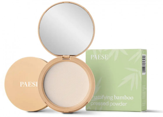 Paese Bamboo Pressed Powder - Компактная матирующая бамбуковая пудра