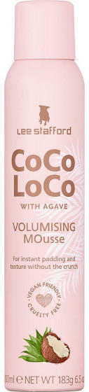 Lee Stafford Coco Loco With Agave Coconut Mousse - Фиксирующая пенка для волос