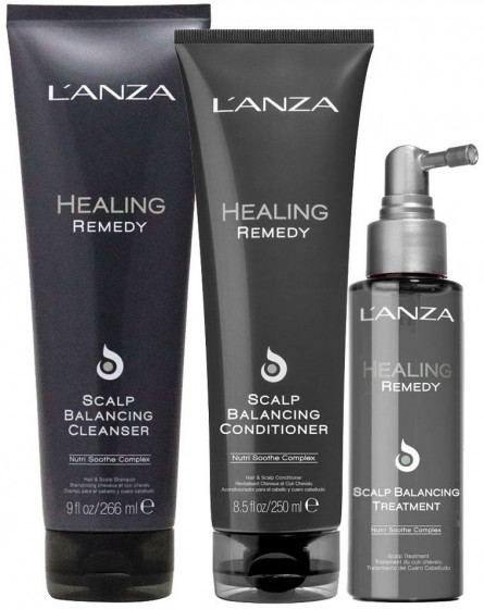 L'anza Healing Remedy Holiday Trio Box - Подарочный набор для волос и кожи головы - 1