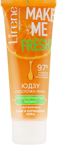 Lirene Make Me Fresh! Peeling - Мелкозернистый пилинг с витаминами