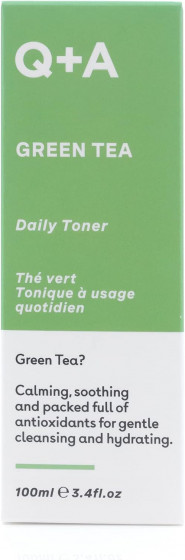 Q+A Green Tea Daily Toner - Успокаивающий тонер для лица с зеленым чаем - 2