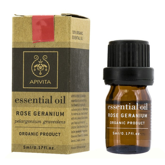 Apivita essential oil rose geranium - Эфирное масло "Герань розовая" 