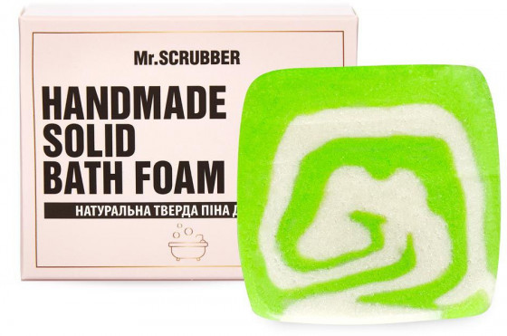 Mr.Scrubber Handmade Solid Bath Foam "Lemongrass" - Натуральная твердая пена для ванны