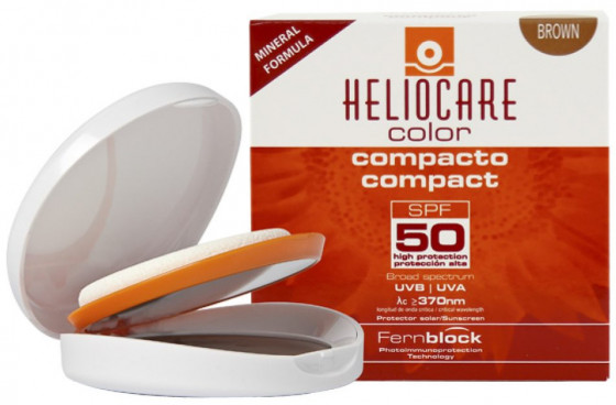 Cantabria Heliocare Color Mineral Compact SPF50 Sunscreen - Солнцезащитная компактная пудра