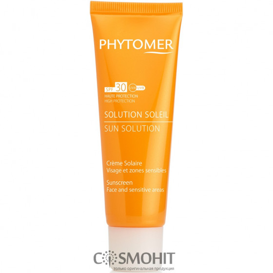 Phytomer Protective Sun Cream Sunscreen SPF 30 - Солнцезащитный крем для лица и чувствительных зон 