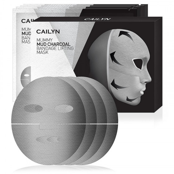 Cailyn Mummy Mud Charcoal Bandage Lifting Mask - Грязевая лифтинг маска для лица - 1
