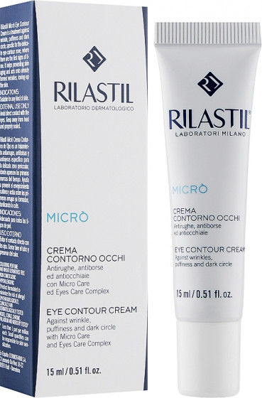 Rilastil Micro Eye Contour Cream - Антивозрастной крем для зоны вокруг глаз - 1