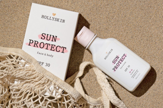 Hollyskin Sun Protect Face & Body Sun Cream SPF30 - Солнцезащитный крем для лица и тела - 3