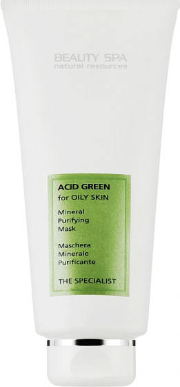 Beauty Spa Acid Green Mask - Лечебная маска для жирной и проблемной кожи лица