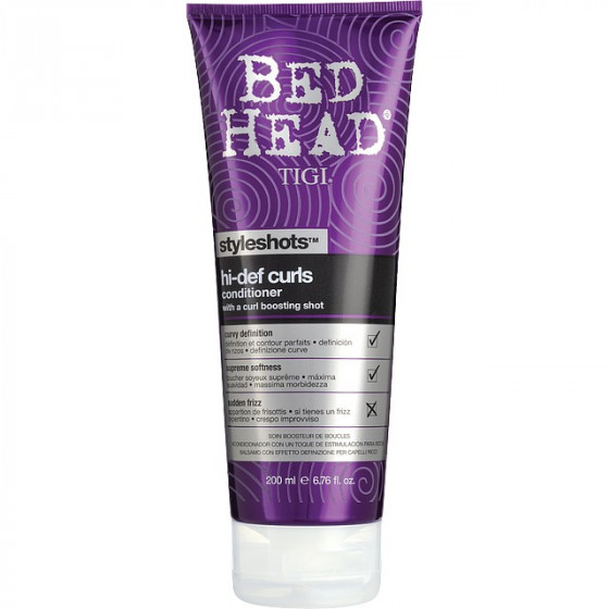 Tigi Bed Head Styleshots Hi-Def Curls Conditioner - Увлажняющий и контролирующий пушистость кондиционер