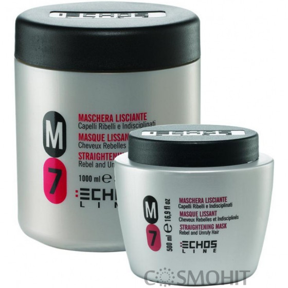 Echosline М7 Straightening Mask - Маска для непослушных волос, разглаживающая