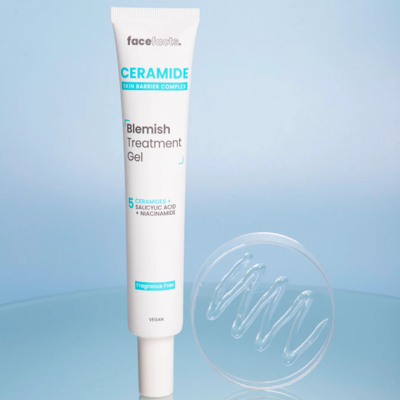 Face Facts Ceramide Skin Barrier Complex Blemish Treatment Gel - Гель с керамидами для уменьшения воспалений на коже лица - 1