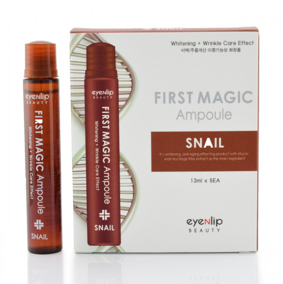 Eyenlip First Magic Ampoule Snail - Ампулы для лица с экстрактом улиточной слизи - 2