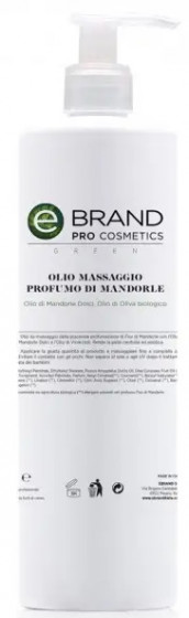 Ebrand Olio Massaggio Profumo Di Mandorle - Массажное масло "Сладкий миндаль" для лица и тела