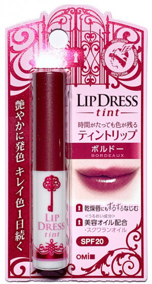 Omi Brotherhood Lip Dress Tint "Red Wine" SPF20 - Тинт-бальзам для губ