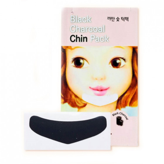 Etude House Black Charcoal Chin Pack - Патчи для подбородка от черных точек