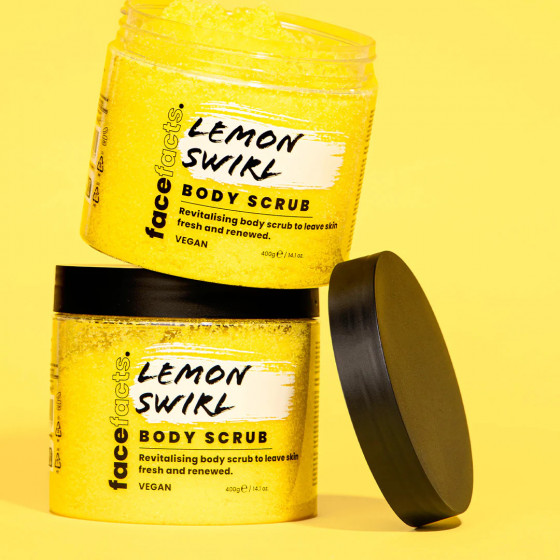 Face Facts Lemon Swirl Body Scrub - Скраб для тела "Лимонный водоворот" - 1