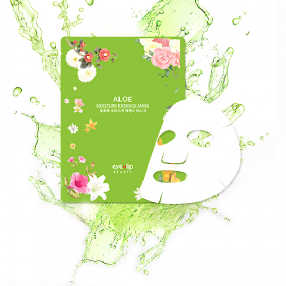 Eyenlip Aloe Moisture Essence Mask - Тканевая маска для лица с экстрактом алоэ вера - 1