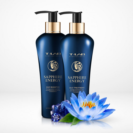 T-LAB Professional Sapphire Energy Duo Treatment - Дуо-кондиционер для укрепления волос - 2