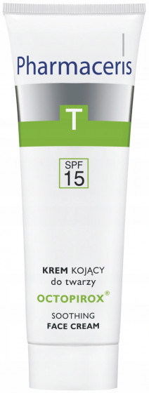 Pharmaceris T Octopirox Soothing Cream SPF15 - Успокаивающий крем для лица