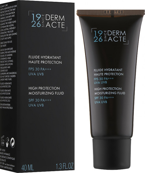 Academie Derm Acte High Protection Moisturizing Fluid SPF 30 - Увлажняющая защитная эмульсия - 1