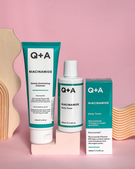 Q+A Niacinamide Gentle Exfoliating Cleanser - Отшелушивающий гель для лица с ниацинамидом - 8