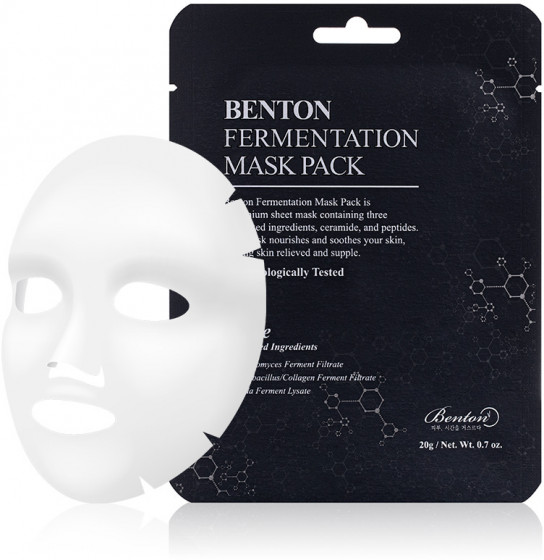 Benton Fermentation Mask Pack - Маска с ферментированными компонентами и пептидами - 2