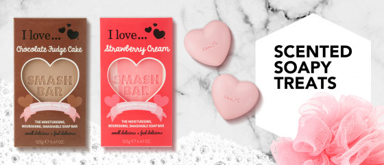 I Love Strawberry Cream Smash Bar Soap - Мыло "Клубничный крем" - 6