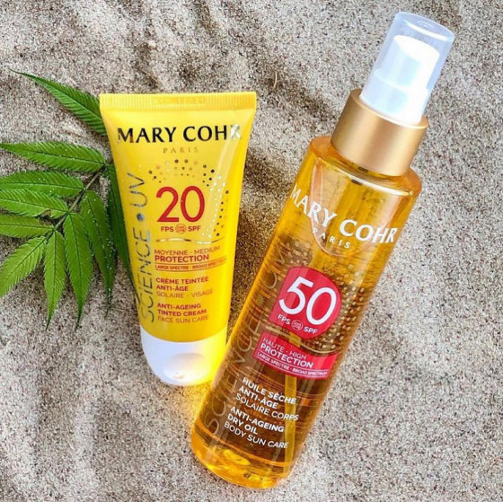 Mary Cohr Tinted Crème Solaire Visage SPF 20 - Солнцезащитный тонирующий крем для лица - 1