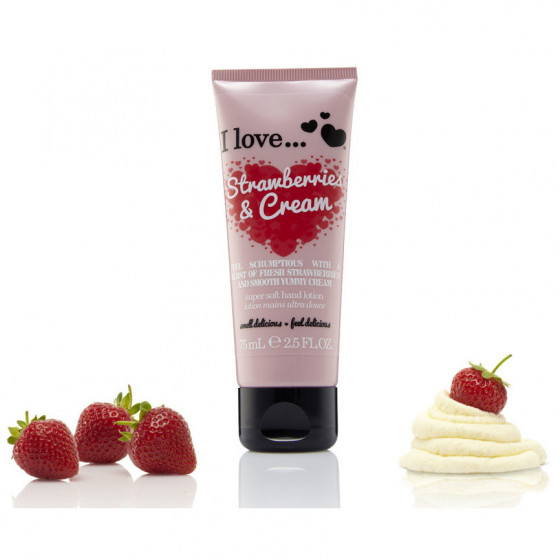 I Love Strawberries & Cream Super Soft Hand Lotion - Лосьон для рук "Клубника со сливками" - 1