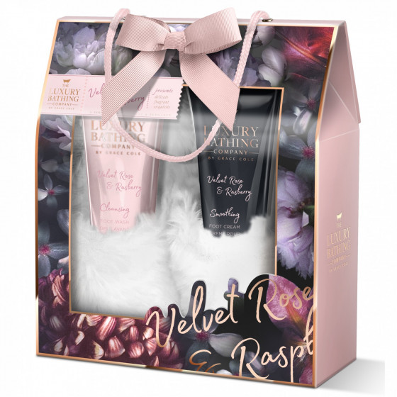 Grace Cole The Luxury Bathing Velvet Rose&Raspberry Treasured Moments - Подарочный набор