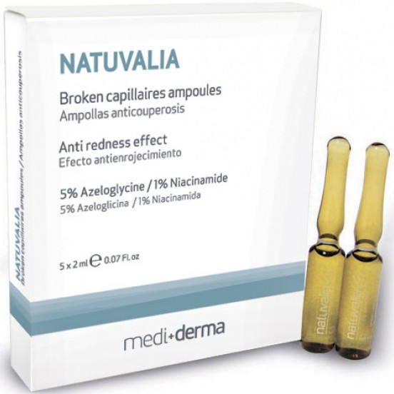 Sesderma Natuvalia Broken Capillaire Ampoules - Ампулы с антикуперозным эффектом