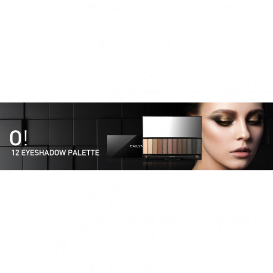 Cailyn O! 12 Eyeshadow Palette - Палитра теней для век из 12 оттенков - 2