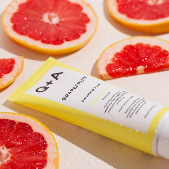 Q+A Grapefruit Cleansing Balm - Очищающий бальзам для лица с грейпфрутом - 1