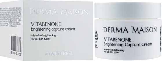 Medi Peel Derma Maison Vitabenone Brightening Capture Cream - Витаминный крем для лица для выравнивания тона кожи