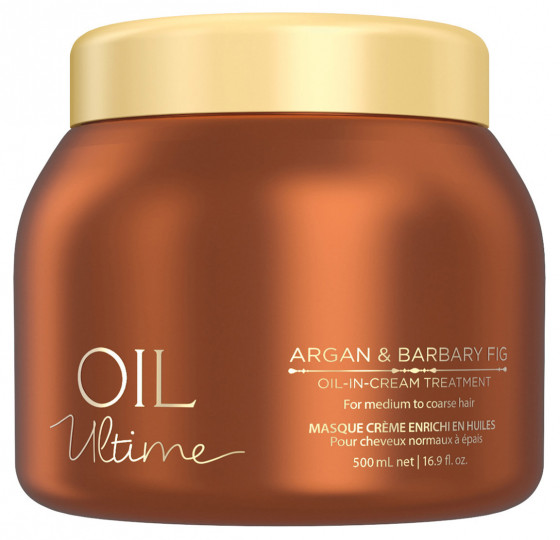 Schwarzkopf Professional Oil Ultime Oil-in-Treatment - Маска для нормальных и жестких волос с маслом арганы и берберийской фиги