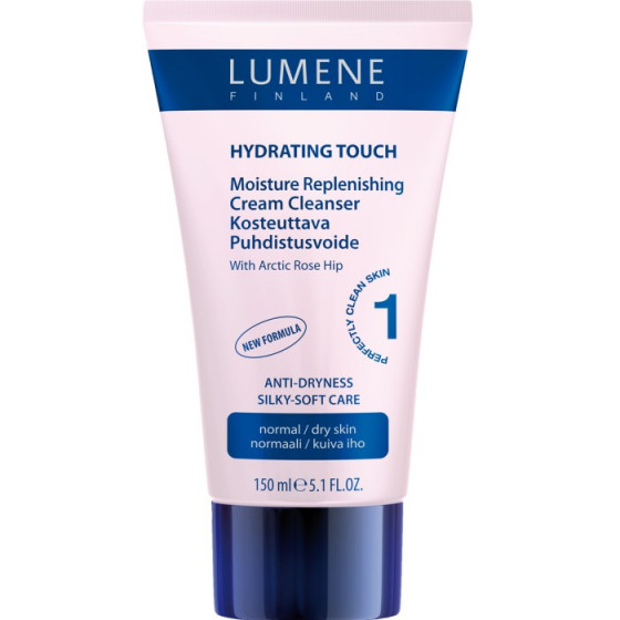 Lumene Hydrating Touch Moisture Replenishing Cream Cleanser - Очищающий крем, восстанавливающий баланс влажности кожи