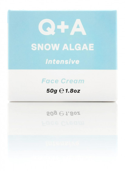 Q+A Snow Algae Intensive Face Cream - Увлажняющий крем для лица со снежными водорослями - 2