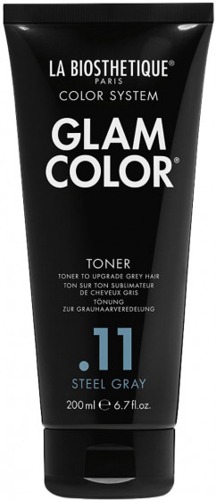 La Biosthetique Glam Color Toner Steel Gray .11 - Тонер с антижелтым эффектом для седых волос