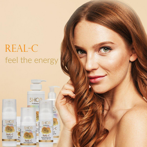 Shor Cosmetics Real-C Moisturizing Cream Vitamin C SPF25 - Увлажняющий крем с витамином С - 3