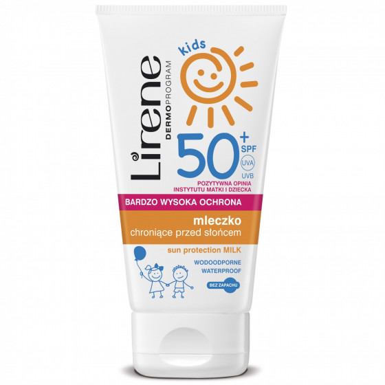 Lirene Kids Sun Protection Milk SPF 50 - Солнцезащитное молочко для детей SPF 50