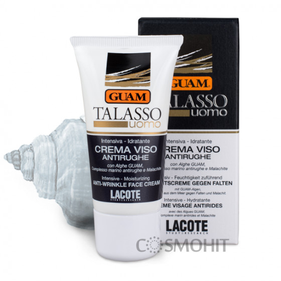 GUAM Talasso Uomo Crema Viso Antirughe - Крем для лица против морщин для мужчин