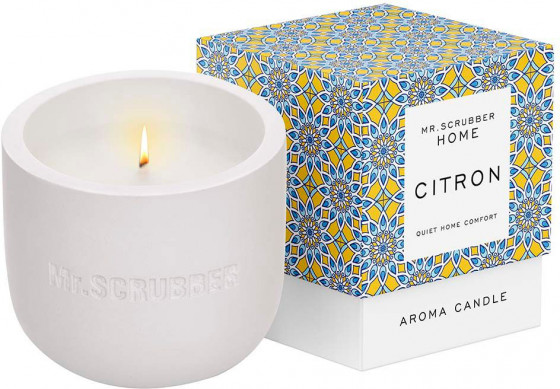 Mr.Scrubber Home Aroma Candle "Citron" - Ароматическая свеча