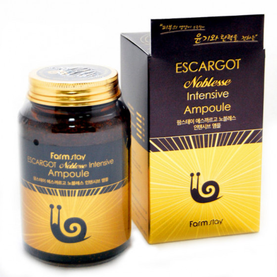 FarmStay Escargot Noblesse Intensive Ampoule - Ампульная многофункциональная сыворотка с муцином улитки - 1