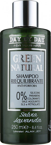 Alan Jey Green Natural Shampoo Riequilibrante - Ребалансирующий шампунь против перхоти